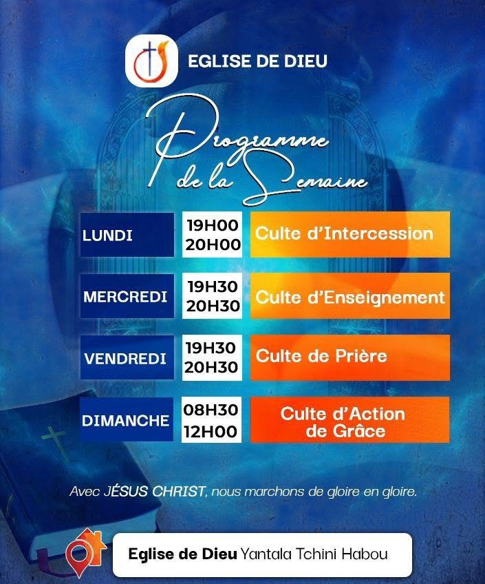 Programme Eglise de Dieu Niger